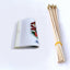 Bandera Illinois madera 5x8pulg set 12