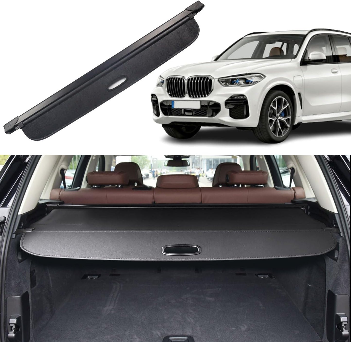 Cubierta maletero trasero BMW X5 proteccion seguridad