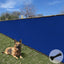 Valla privacidad 5x40pulg UV jardín patio con bridas Azul