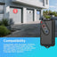 Transmisor puerta garaje doble banda 303-390 MHz pack 3