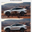 Set 4 Guardabarros Tesla Model X 22-25 Negro