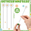 10 Palillos Metal para Cócteles Margarita 4.7pulg Catering