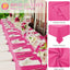 10 Manteles Poliéster Rosa 60x126pulg para Mesa 8ft