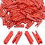 100 Pzas Clip de papel madera roja para ropa y fotos