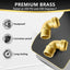 2 Accesorios Latón Push Fit 3/4pulg Con Clip Pex Cobre Cpvc