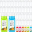 100 Botellas Plástico 2oz con Tapa Reutiliz.