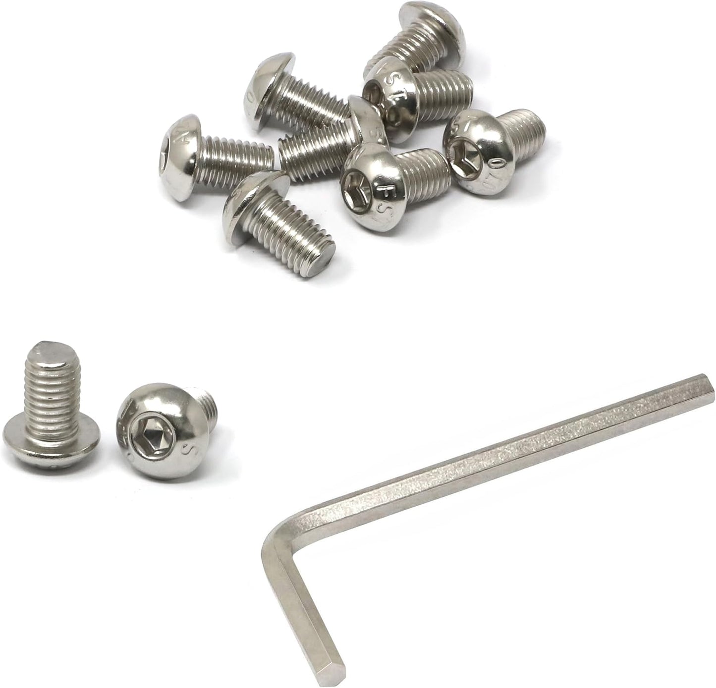 Set 10 Pzas Pernos M10x16mm Acero Inox 304