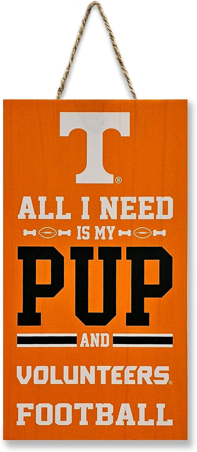 Letrero NCAA Tennessee Volunteers madera impermeable