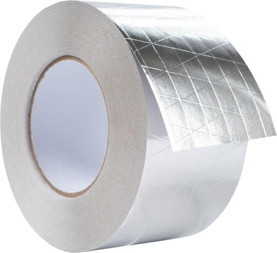 Cinta aluminio 3pulg x 164pies impermeable para HVAC