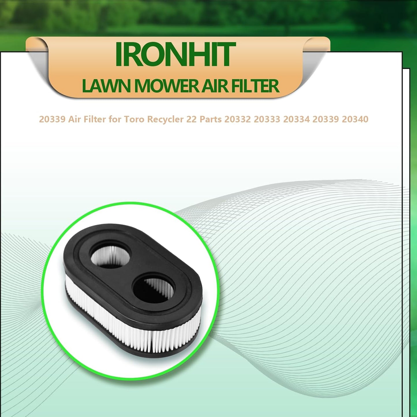 4 Filtros Aire 20339 para Reciclador Toro 22 Pzas