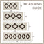 Alfombra bohemia pasillo 2x4.3ft color marrón algodón borlas
