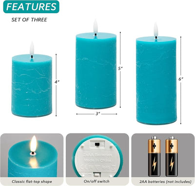 Velas LED sin llama cera real control remoto decoración hogar