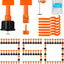 Kit nivelación azulejos 350 niveladores 1/16pulg 1800 clips cuñas acero