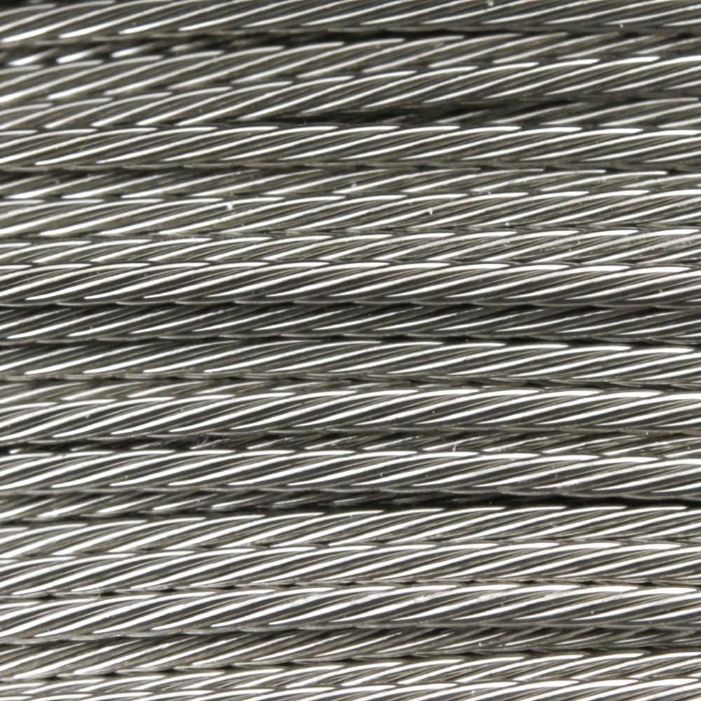Cable descendente acero inox comp 200ft negro