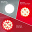 2 Pzas Luces LED Sandía Roja y Blanca para Camiones