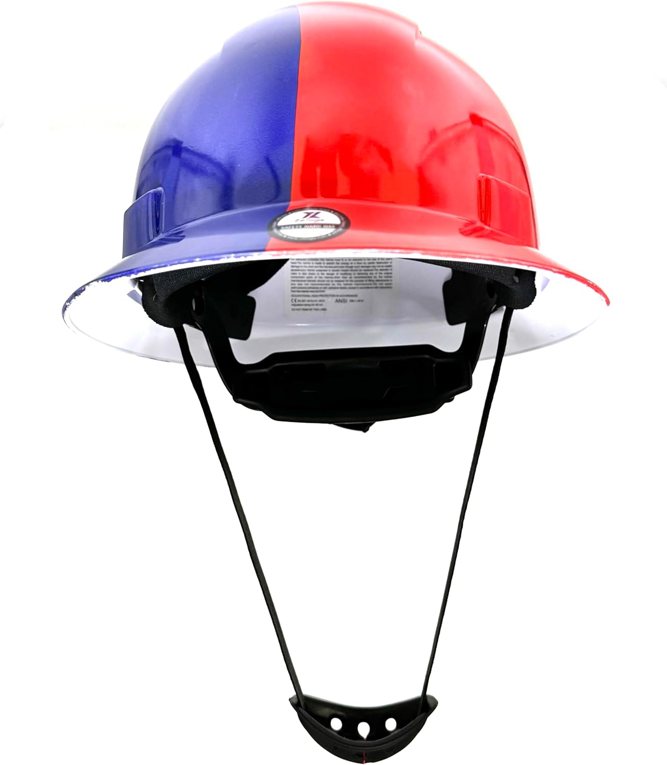 Casco seguridad construcción HDPE ventilado 6 puntos ANSI