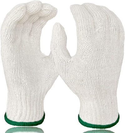 12 Pzas Guantes Algodón para Barbacoa Cocina Talla Extra Grande
