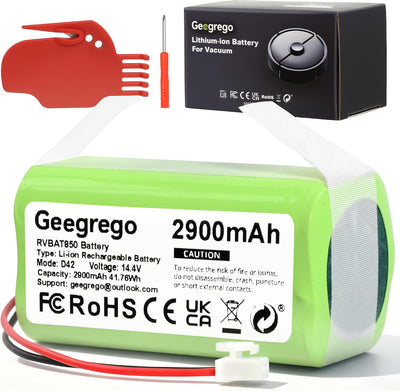 Batería repuesto RVBAT850 para aspiradora tiburón 14.4V 2900mAh