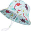 Sombrero ala ancha niños algodón correa barbilla