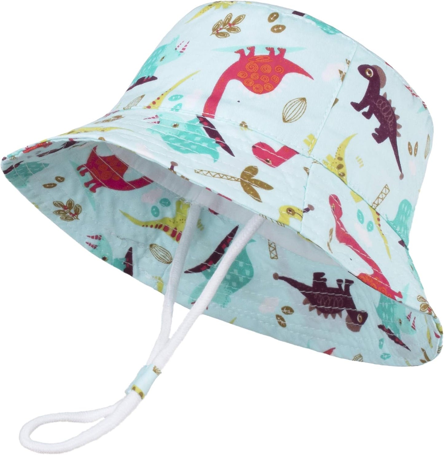 Sombrero ala ancha niños algodón correa barbilla