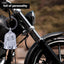 Campana ángel motociclista protección seguridad negro