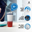 Botella acero inox 770ml con agitador proteína