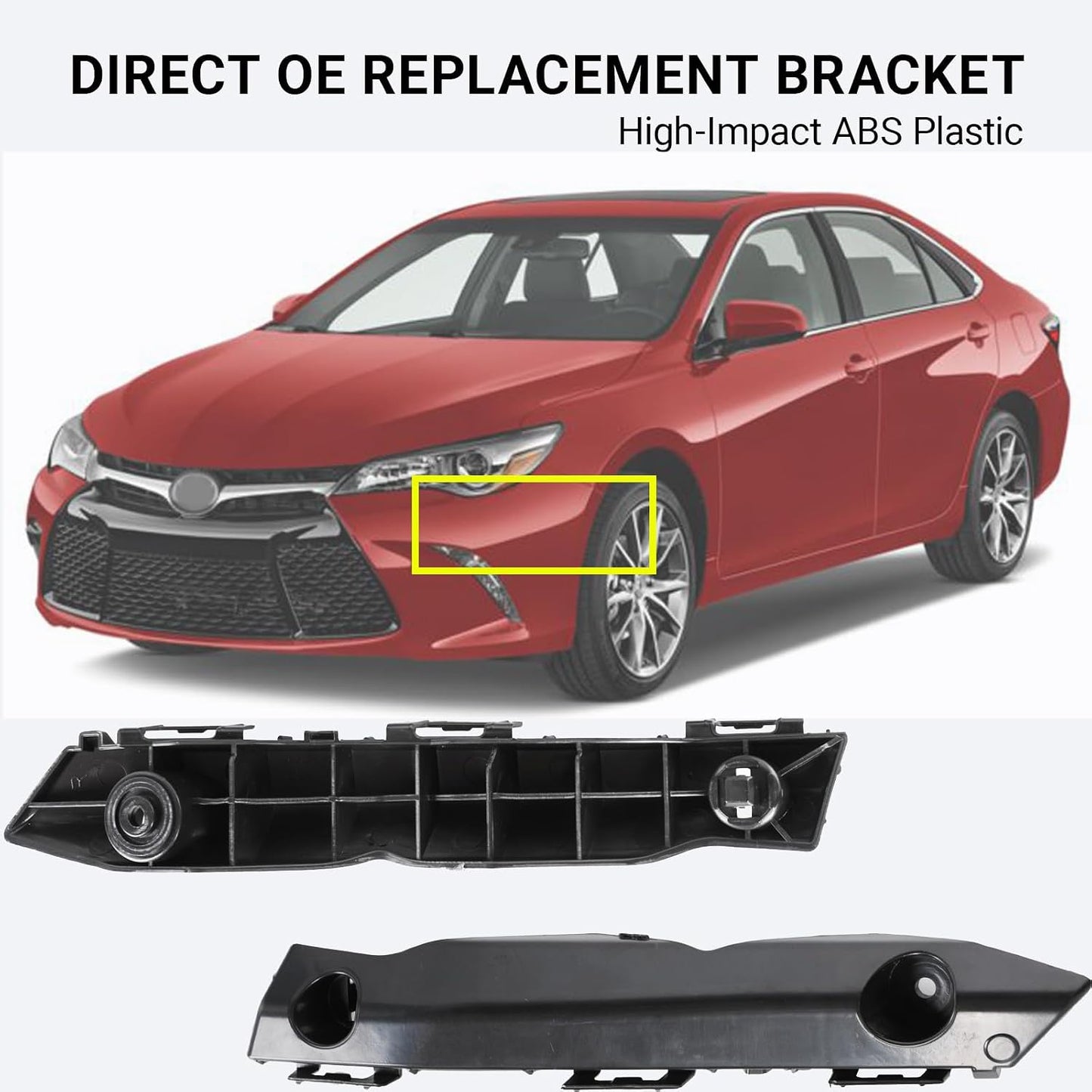 Soporte parachoques delantero Toyota Camry 15-17 plástico ABS