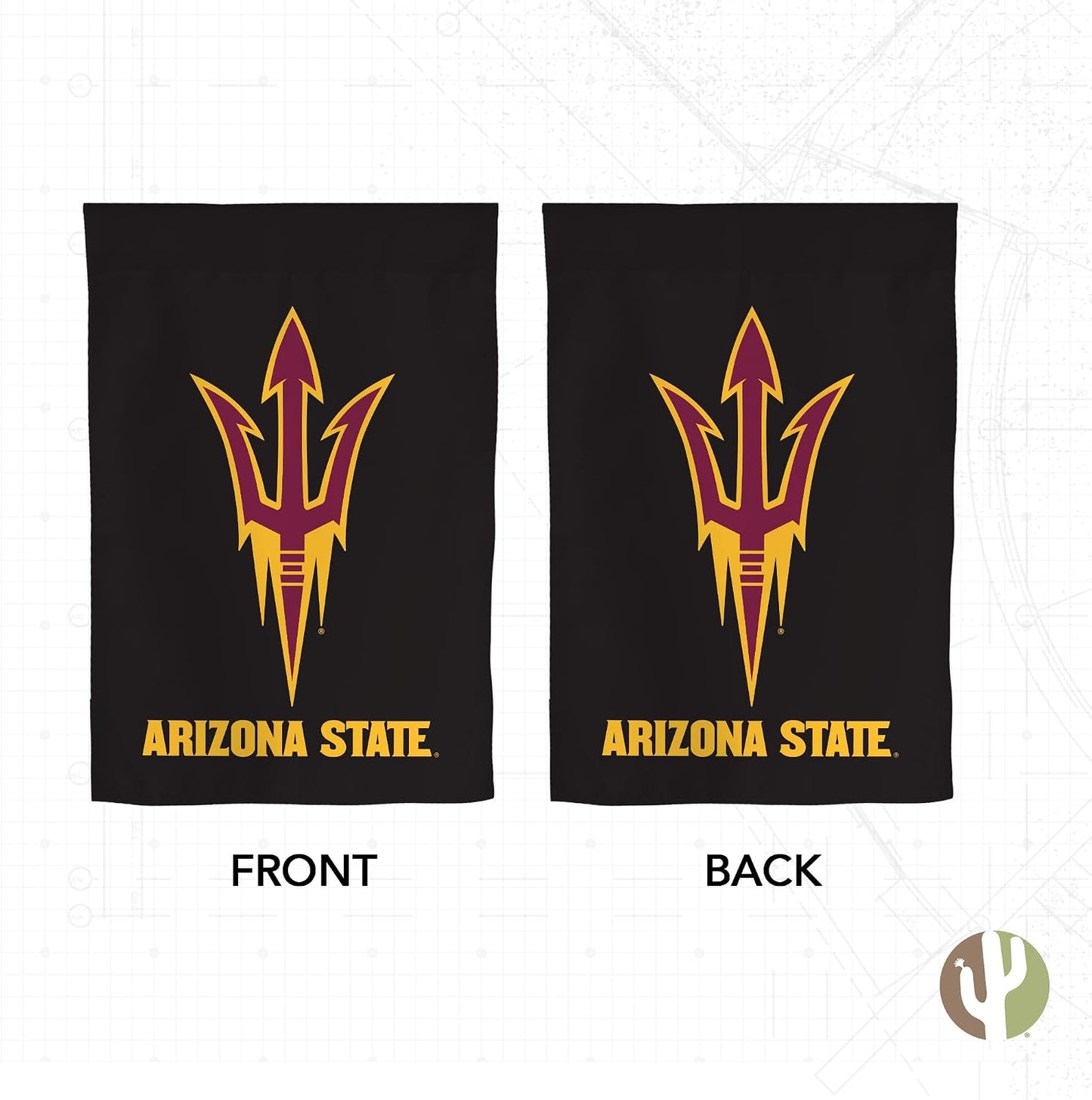 Bandera jardín ASU Sun Devils 19x12pulg