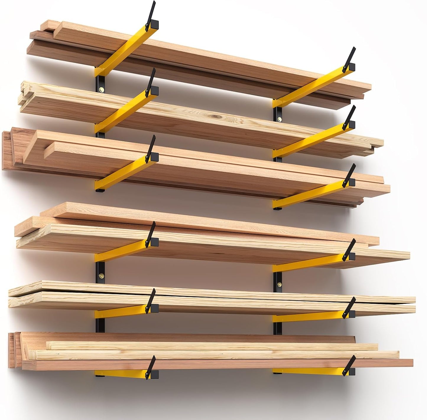 Estante madera plegable 3 niveles con organiz.