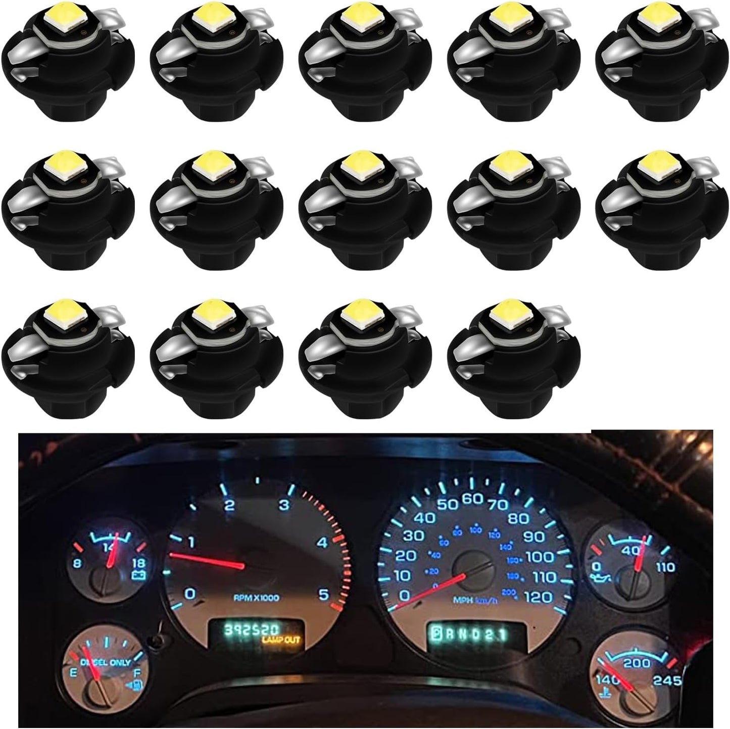 Panel instrumentos Dodge Ram 2006 14 Pzas LED