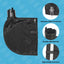 Bolsa malla nylon cremallera para limpiador piscinas