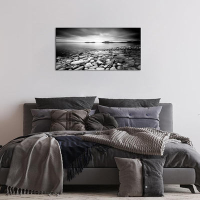 Lienzo pared diseño rocas zen 20x40pulg