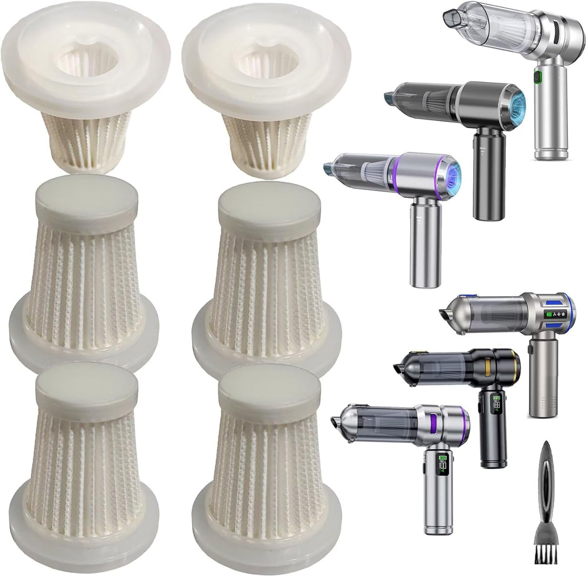 6 Filtros HEPA comp para NWDEY ST-6653PLUS Yomile AD005 VNOST S9