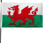 Bandera Gales poliéster 3x5ft resistente ojales latón