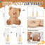Set 6 premios baby shower tabla queso oso con cuchillos