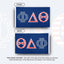 Bandera Phi Delta Theta 3x5ft decoración fraternidad
