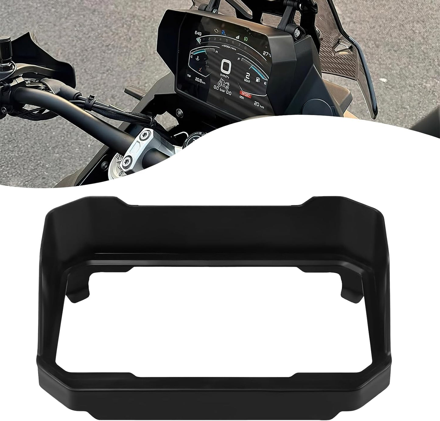 Visera solar CFMOTO Ibex 450 23-25 con protección