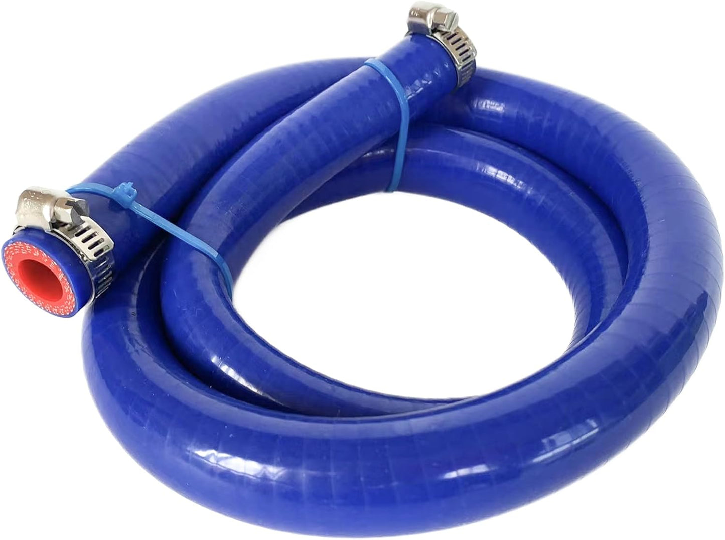Manguera silicona reforzada 13mm x 3.05m azul
