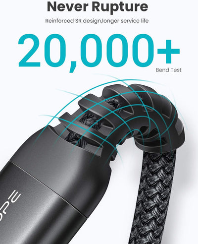 Pack 2 Cables USB 3.0 Trenzado Resistentes Tipo A Macho a Hembra
