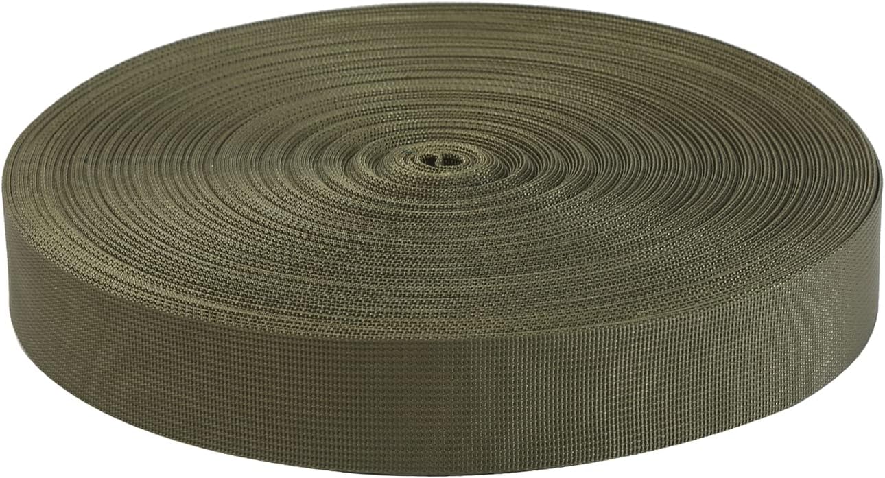Cinta nylon 1.5pulg 50yardas verde oliva