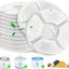 Pack de 28 filtros para fuente de agua para gatos 5" y esponjas pre-filtro para dispensador automático de 81oz