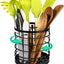Organiz. utensilios cocina giratorio 7.2x7pulg base pesada