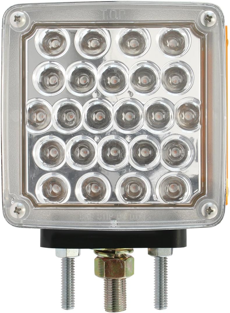 Luz LED Pearl 2 Caras Amber/Clear para Conductor
