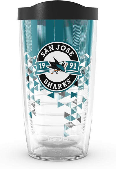 Vaso térmico doble pared NHL Sharks 16oz Clásico