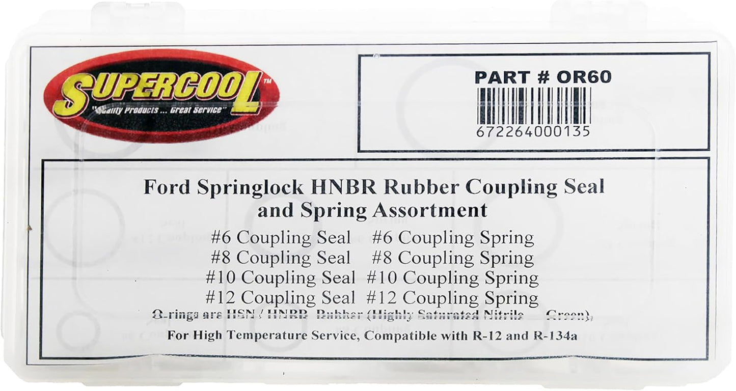 Surtido juntas tóricas OR60 Springlock HNBR Ford 60pzas