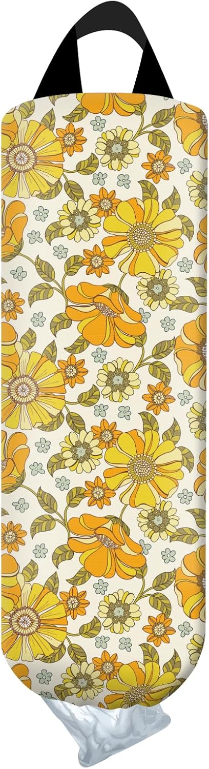 Soporte bolsas plástico colgante para cocina y hogar lindo floral