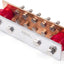 Kit barra tierra cobre pared 5/16" 10 posiciones UL