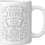 Taza Cerámica Vintage Edición 75 Aniversario Blanco