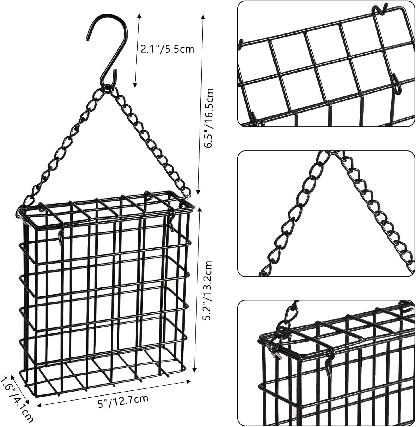 Comedero pájaros sebo exterior 2uds estilo frutas