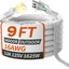 Cable extensión 9ft 16/3 exterior resistente agua frío -40°F